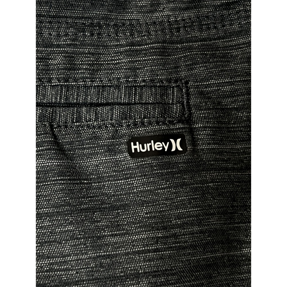 Hurley Dri-FIT Hybrid Shorts Mens Dark Grey Heathered Walk Shorts 36 - Picture 8 of 8